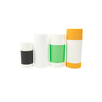 Tube vide en plastique pour déodorant et baume, cylindrique, 30G, 50G, 75G et 100G, vente en gros