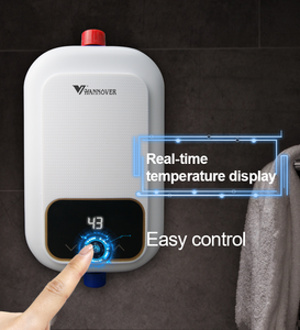 Scaldabagno Elettrico Istantaneo Senza Serbatoio 3500W~5500W per Bagno, Mini Scaldacqua Istantaneo per Cucina e Doccia - Product Image 6