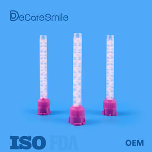 Consumibles dentales Boquillas de impresión Puntas de mezcla estática Manual Plástico Caucho de silicona Tubos de mezcla de transporte Odontología desechable - Product Image 1