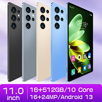 Nueva Tablet Android de 11 Pulgadas con Procesador MTK Octa Core, S23U 16GB+512GB, Wi-Fi, 4G, 5G, Resistente al Agua, Función de Llamadas Telefónicas, Android 15