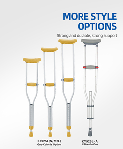 KY925L con tubo ovale molto più forte <span class=keywords><strong>Stampelle</strong></span> <span class=keywords><strong>Prezzo</strong></span> di Fabbrica Direttamente Sotto Le Ascelle Bastone Da Passeggio <span class=keywords><strong>Stampelle</strong></span> Ascellari - Product Image 2