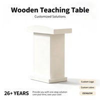 Moderna Mesa de Discursos de Madera para Profesor, Atril, Podio, Púlpito de Iglesia, Muebles para Áreas Públicas Escolares, Aulas, Salones e Iglesias