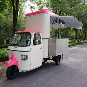Camión de Comida Eléctrico Piaggio Ape a Precio de Fábrica, Logotipo Personalizado, Carrito de Bebidas Móvil de 3 Ruedas, Vehículo Profesional para Venta Ambulante - Product Image 5