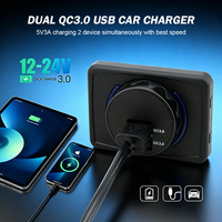Prise USB 24V pour siège de bus à montage en surface, chargeur USB 24V pour siège de camping-car, chargeur USB pour autocar, prise de charge USB Type-C QC3.0