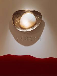 Lámpara de Pared LED Moderna de Mármol Cobre Nube <span class=keywords><strong>Davia</strong></span>, Luz Blanca Cálida, 3 Años de Garantía, para Villa, Hotel, Dormitorio, Sala de Estar - Product Image 4