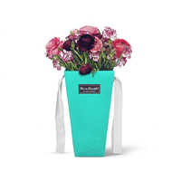 Boîte Cadeau Élégante Personnalisée pour Fleurs, Forme Rectangulaire