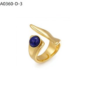 Amy Amy Fashion <b>Ring</b> <b>Gold</b> Plated Natural Stone <b>Cocktail</b> <b>Ring</b> For Women Modern Design Daily Wear Gift Jewelry A0360 - Product Image 4