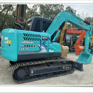High Quality With Cheapest Price Japan Original Hydraulic Crawler SK75 <b>Small</b> Digger in Excellent Work for sale - Product Image 1