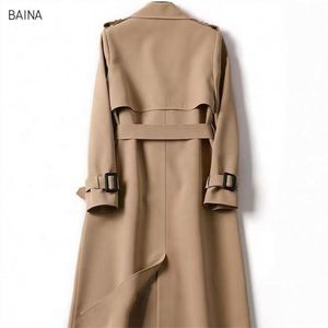 Nouvelle Trench-Coat Mi-Longue Femme Style Coréen Populaire, Coupe Ample, Printemps Automne - Product Image 2