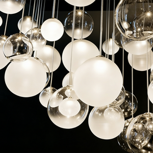 Lampadario Sferico su Misura, Lampadario di Lusso in Stile Europeo Adatto <span class=keywords><strong>per</strong></span> Soggiorno e Scale - Product Image 5