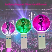 Vente en gros usine : Enseigne lumineuse fluorescente créative en forme de sucette pour Halloween, remise de diplôme, festival, gala, concert, publicité, cadeau