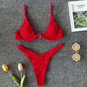 Chất lượng cao và giá cả tốt nhất phụ nữ áo tắm Bale phù hợp với vài đồ bơi Bikinis kiện, tùy chỉnh Crochet Bikini để bán - Product Image 3