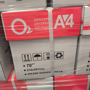 O2 Brand 70 Gsm Copy <b>Paper</b> 103% White A4 Printing <b>Paper</b> - Product Image 6