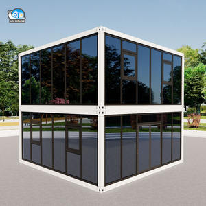 2 camada cortina parede vidro Modular Container casa para Villa Residencial Hotel Container casa - Product Image 6