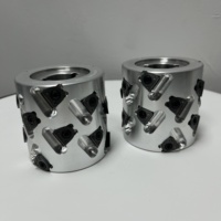 Fraise de pré-fraisage en diamant PCD indexable 80*25*H75 compatible OEM pour machine à chantourner le bois