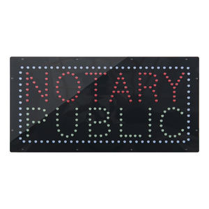 12*24 pollici di alta luce notaio pubblico <span class=keywords><strong>Led</strong></span> segno, luce anteriore animata <span class=keywords><strong>Led</strong></span> segnaletica interna - Product Image 3