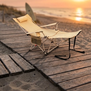 Chaise Pliante Portable d'Extérieur pour Pique-nique, Sieste, Pêche, <span class=keywords><strong>Camping</strong></span> – <span class=keywords><strong>Fauteuil</strong></span> de Repos et de Détente pour la Pause Déjeuner – Vente en Gros Usine - Product Image 5