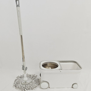 Spin Mop Bucket With Metal Basket Rectangular Design For Wet And Dry Cleaning - Product Image 2