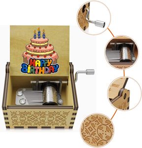 Carillon in Legno <span class=keywords><strong>a</strong></span> Manovella con Design Luna 'I Love You', Durata 30 Secondi - Regalo per San Valentino, Anniversario di Matrimonio per Mogli - Product Image 3
