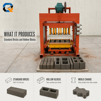 Machine automatique de fabrication de blocs à emboîtement QS4-40, machine durable de moulage de briques creuses en béton pour la construction