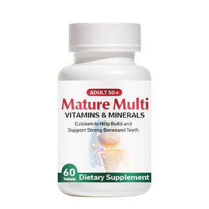 Compresse Multivitaminiche a Marchio Privato con Vitamina A, Vitamina B e Biotina per Adulti 50+ e Adolescenti, Supporto Nutrizionale Quotidiano - Product Image 3