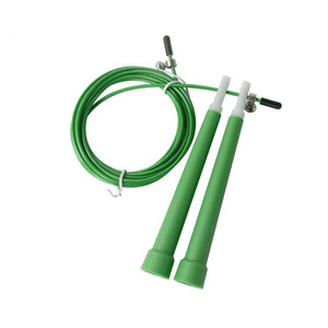 Junye – corde à sauter à longueur réglable, fil d'acier vert, pour enfants et adultes, équipement d'entraînement physique, de perte de poids et d'exercice - Product Image 5