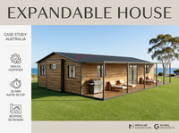 Maisons conteneurs extensibles sur mesure en Australie : Appartements de luxe certifiés SAA avec installation rapide en 30 minutes