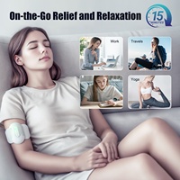 Stimulateur musculaire sans fil TENS/EMS pour le corps, masseur rechargeable pour soulager les douleurs dorsales avec 20 niveaux d'intensité et télécommande
