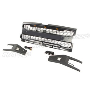 Grille de pare-chocs avant de voiture, grilles de course, calandre pour Chevrolet Solod 2019-2022, kit carrosserie, accessoires de voiture - Product Image 5