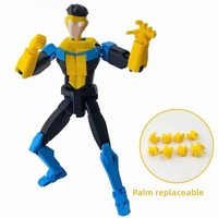 Muñeco Articulado Impreso en 3D, Juguete de Héroe Joven Invencible 2.0, Azul y Negro, Figura Coleccionable, Modelo para Mayores de 14 Años