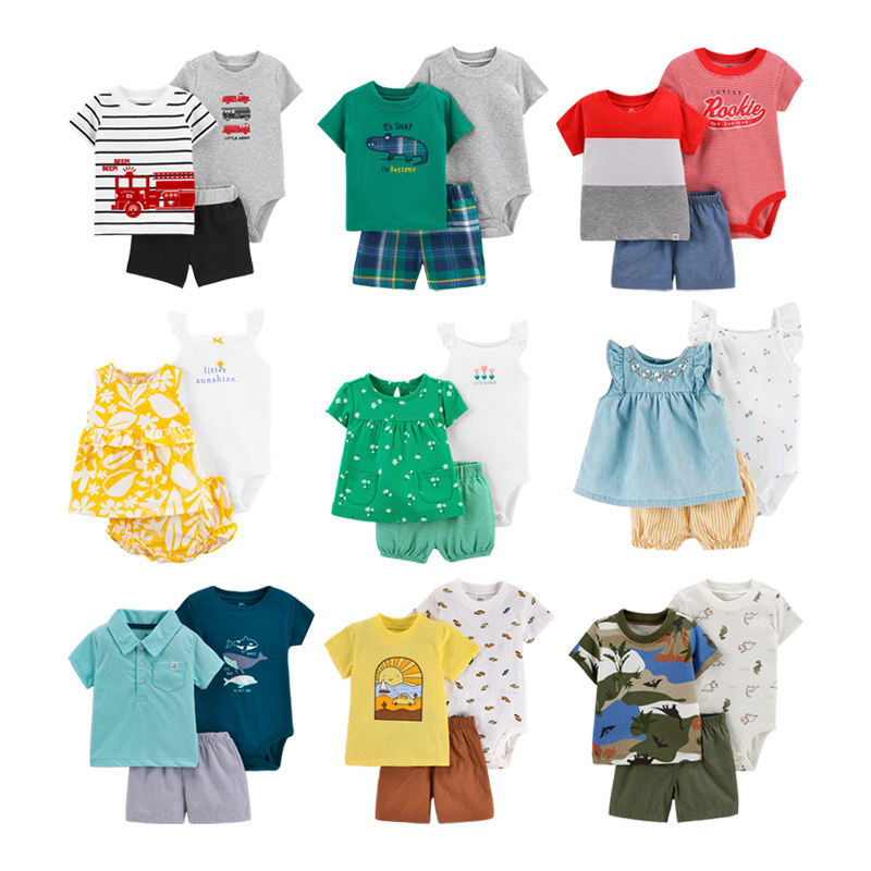 Baby Clothes Newborn Boy Girl Bodysuits And Pants Outfits Toddler Baby Clothing Cotton Infant Romper Sets Roupas 