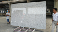 Revêtement mural en pierre blanche de granit naturel bala, carrelage de sol en granit blanc bala, panneaux de placage en pierre blanche de bonne qualité chinoise