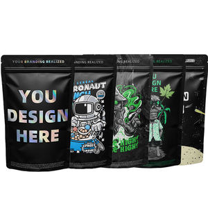 Sachets refermables en plastique de qualité alimentaire, personnalisés, avec fermeture éclair, pour bonbons, gommes, sachets en mylar pour sachets de 3,5 g - Product Image 2