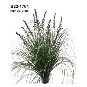 Artificial Plant Onion Tall Willow Dracaena Wheat Grass Rain Tree Plastic Verdure Spray In Pot For Home Decoration Outdoor