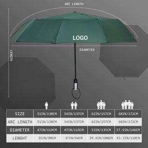 Promoción: Paraguas de Lujo Plegable Impermeable de 105 cm con Mango de Madera, Diseño Automático, Económico, al por Mayor, Ideal para Regalo - Product Image 4