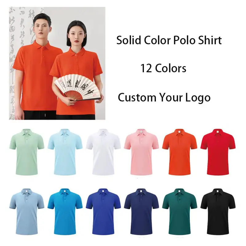 Factory Direct Custom Printed Knitted Golf Uniform for Men Unisex Polo Shirts Breathable TWILL Cheap Blank Slippers Formal Style