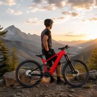 Vélo électrique à transmission intermédiaire EM10 en fibre de carbone avec suspension arrière, moteur Bafang 500W 48V, batterie 15Ah, sans vitesses