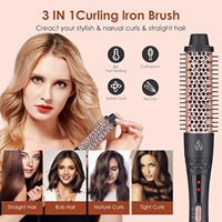 Pengeriting Rambut Keramik 1-Inci Kelas Salon dengan Pengaturan Panas yang Dapat Disesuaikan, Layar LED, Desain Portabel untuk Rambut Keriting Tahan Lama