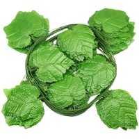 Guirlandes de feuilles de vigne artificielles, fausses fleurs, pour mariage, écologiques, pour décoration intérieure suspendue au plafond