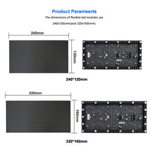 Panel de Fondo LED P4 para Interiores, Pantalla LED Curva Flexible sin Costuras para Estudio de Televisión o Escenario, Fondo de Pantalla LED para Televisión - Product Image 3
