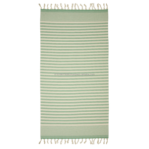 Terry Backed Turkish <b>Towel</b>, Peshtemal Fouta, Wholesale Pestemal Terry Soft OEM Customized 100 Cotton Thick - Product Image 3