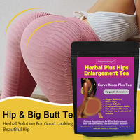 Thé Herbal Naturel à la Racine de Maca pour l'Augmentation des Hanches chez les Femmes et les Hommes – Thé Raffermissant Rapide pour l'Amélioration et l'Augmentation du Volume des Fesses
