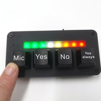 Voice-to-text Quick Reply Keyboard Office Programmable Macro Mini Keyboard Quick-reply Keyboard Vibe Coding With AI Keyboard