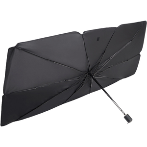 Parasol de voiture portable en nylon avec protection UV, commande manuelle, pliable, pour pare-brise, compatible avec divers modèles de voitures - Cadeaux d'affaires - Product Image 1