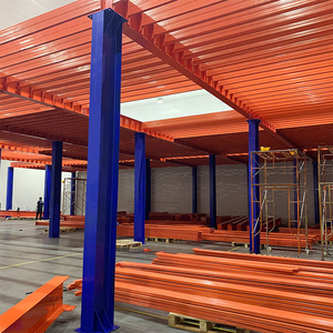 Verdikte Opslag Pallet Metalen Loft Stijl Mezzanine Rack Boltless Gepoedercoat Corrosie Bescherming Magazijn Stapelplanken - Product Image 3