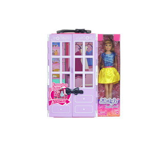 Travel Size Durable <b>Vinyl</b> Fashion Doll Wardrobe Set Blow-Molded Body Window-<b>Box</b> Packed - Product Image 1