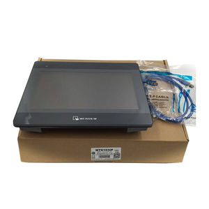 شاشة تحكم صناعية جديدة أصلية <span class=keywords><strong>PLC</strong></span> MT6103iP معتمدة من EPR CE، شاشة لمس HMI، تحكم صناعي 220 فولت، 1 مدخل/مخرج، 1 ذاكرة - Product Image 4