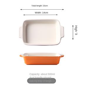 ชามเซรามิกทรงกลม<span class=keywords><strong>ส</strong></span>ำหรับอบลาซานญ่า จานอบ เหมาะสำหรับงานแต่งงาน ถา<span class=keywords><strong>ด</strong></span>เซรามิก<span class=keywords><strong>ส</strong></span>ำหรับอบอาหาร - Product Image 6