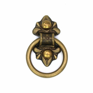 Poignée de porte en laiton de style chinois antique JHG 068, installation sans perçage, pour portes en bois, tiroirs, armoires - Product Image 5