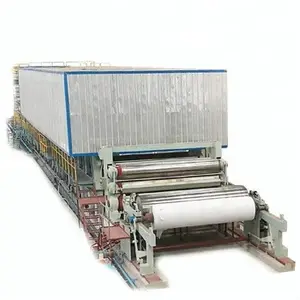 Small recycled a4 writing paper machine 80g paper jumbo roll making production line